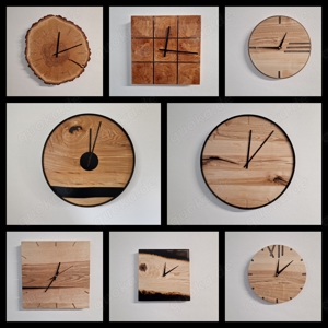 Uhr Wanduhr Deko Handmade Holzkunst Holz