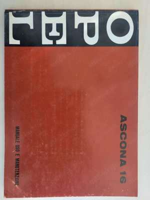 OPEL Ascona A Bedienungsanleitung 1970 auf italienisch