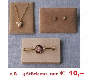 Modeschmuck = Broschen, Halsketten, Ohrschmuck + + +