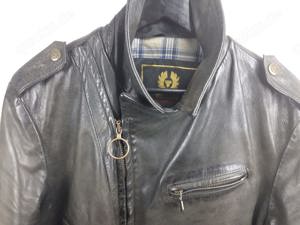 Belstaff Lederjacke Jacke Leder Made in Italy schwarz Größe L