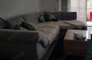 Sofa Wohnlandschaft in Grau 