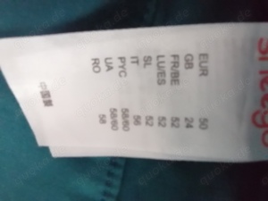 Damenjeans, Farbe Petrol, Größe 50 Bild 2