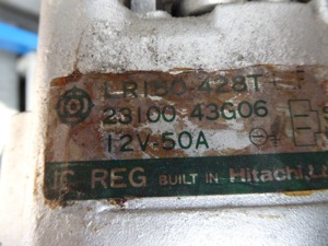 Lichtmaschine Hitachi LR150-428T 23100-43G06