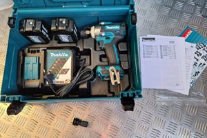 Makita Akku-Schlagschrauber 1 2" 18V DTW300RTJ + 2 x Akkus 1850B LED + 1 4 Adapter - neu unbenutzt Bild 9