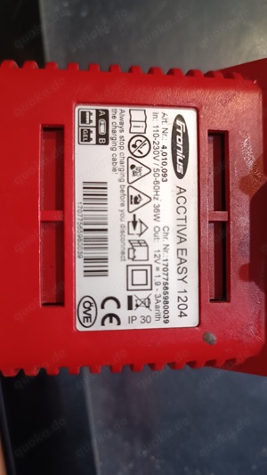 Fronius Acctiva easy 1204 DEFEKT inkl. Ladekabel und Klemmen  Bild 6