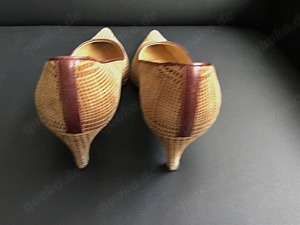 High-Heels, Leder geprägt,  CATchalot,Spitz, kaum getragen,Gr.41 Bild 2