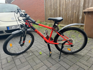 fahrrad orange farbe 