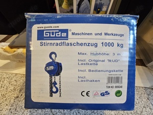 Kettenflaschenzug 1000 Kilo Tragkraft