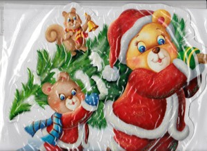 2025  !!!  Advent+Nikolaus+Weihnachten !!! Versch. weihnachtliche Fenstersticker+Fensterbilder !!!