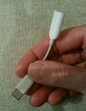 USB C Audio Adapter weiß   NEU Bild 5
