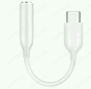 USB C Audio Adapter weiß   NEU Bild 2
