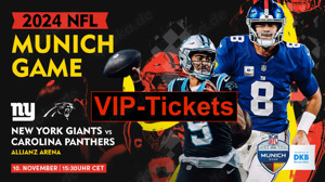 2 NFL VIP Giants vs. Panthers Hospitality Tickets Allianz Arena München 2024 - 