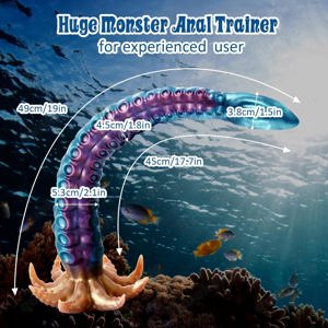 Fantasy Octopus Tentakel Dildo Analplug - Preis inklusive Versand Bild 2