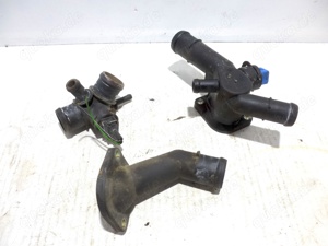 Orig. VW Golf 4 Wasserflansch 3 Stück Flansch + Sensoren Set