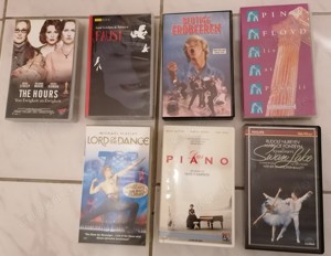 Konvolut - 7 internationale Top-Filme auf VHS-Videokassetten