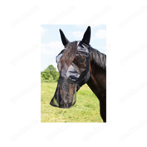 Fliegenmaske "Apollo" mit Fransen Neu Große Cop