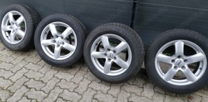 RIAL Alufelgen mit Winterreifen 7Jx16H ET 38, Winterreifen 205 60R16 Bild 2