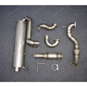 76 mm (3") Sportauspuff - Komplettanlage für Opel Speedster Turbo Bild 2