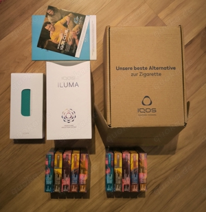 IQOS ILUMA Kit (NEU mit Garantie) + 10x Packungen (NEU)