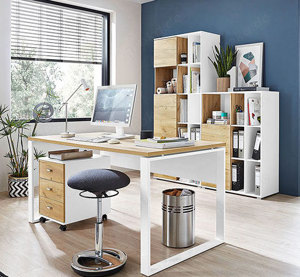 Neuwertiges Premium Büromöbel-Set 4-teilig - ideal als Home-Office