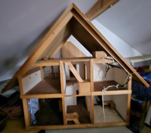 Holz-Puppenhaus handgefertigt-tolles Weihnachtsgeschenk!