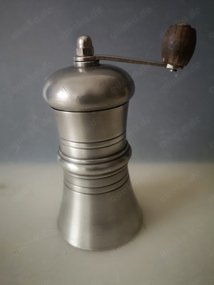 Pfeffermühle aus Zinn mit gehärtetem Monopol Stahl Mahlwerk Bild 5