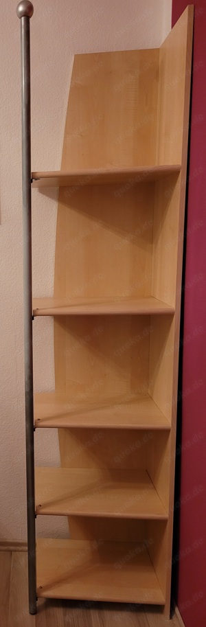 Kleiderschrank Ahorn mit Silber Bild 6