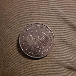 BRD 2 Deutsche Mark Münze , 1949-1979 