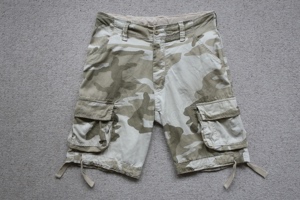 Brandit Cargo Shorts Camouflage Sandstorm beige Größe M