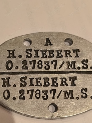 Original Falkabzeichen mit Erkennungsmarke zusammen gehörig  Bild 6