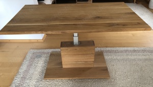 neuwertiger Couchtisch Wildeiche geölt, 2 Jahre alt Bild 2