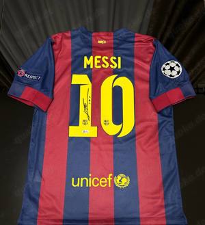 Lionel Messi-Trikot von Barcelona,   handsigniert, Beckett-Authentifizierung