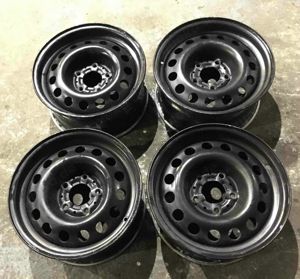 4 x original Stahlfelgen Aluverbund 7Jx15H2 5x120 ET20