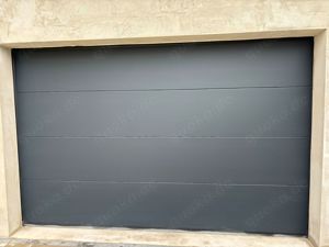 Garagentor 3,50 m x 2,25 m, Fa. NORMSTAHL, anthrazitgrau