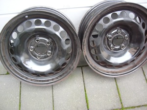 4 Stahlfelgen 6Jx 15 H2 ET29 - 5 Loch (Audi A 1) Bild 2