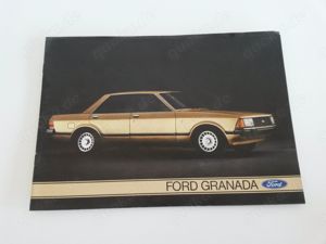 Original Ford Granada Werbeprospekt aus den 80er Jahren