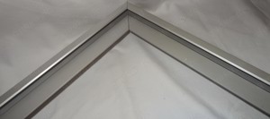 D Regalhalterung Aluprofil 2 Schienen 40cm Ablagestärke 9-10mm auch Eckregal möglich gebraucht  Pr Bild 6