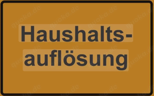 Wohnungsauflösung - Alles muss raus