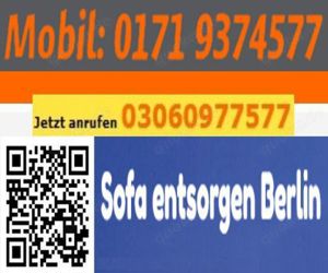 Sofa heute entsorgen pauschal 80 Euro - schnelle Hilfe zum Pauschal Angebot. 