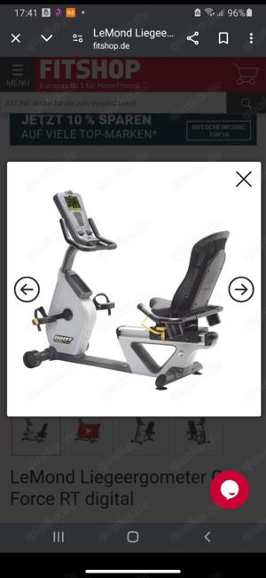 Liegeergometer LeMond G-Force RT digital 