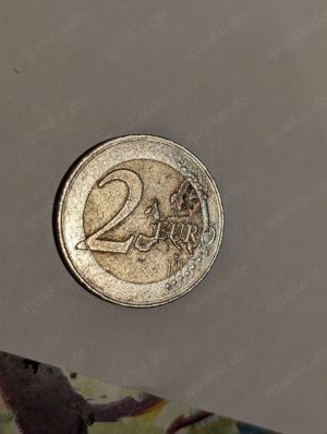 2 Euro Umlaufmünze Slowakei 2009 "Doppelkreuz auf drei Bergen" -Prägefehler-