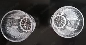 zwei Bleikristall-Gläser, Pariser Schliff, neu Bild 4