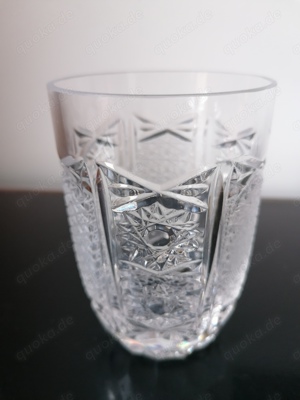 zwei Bleikristall-Gläser, Pariser Schliff, neu Bild 2