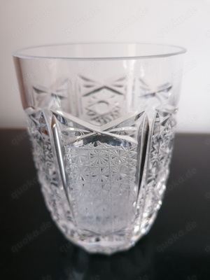 zwei Bleikristall-Gläser, Pariser Schliff, neu Bild 3