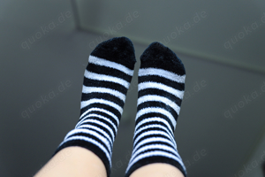 Getragene Socken einer Studentin Bild 7