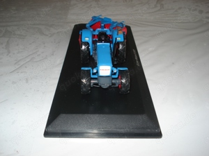 Eicher Wotan 2 mit Scheibenegge 1:43 Acylglas Vitrine neuwerig unbespielt Bild 7