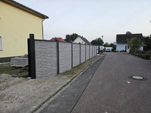 20m Betonzaun inkl LIEFERUNG und Entladung Sichtschutz Zaun aus Polen Bild 4