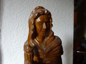 Maria-Statue  - Figur,  aus Holz Bild 5