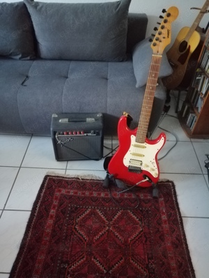 Gitarre und Verstärker 