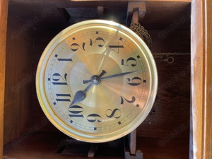 Standuhr Eiche hell läuft Topzustand Bild 2